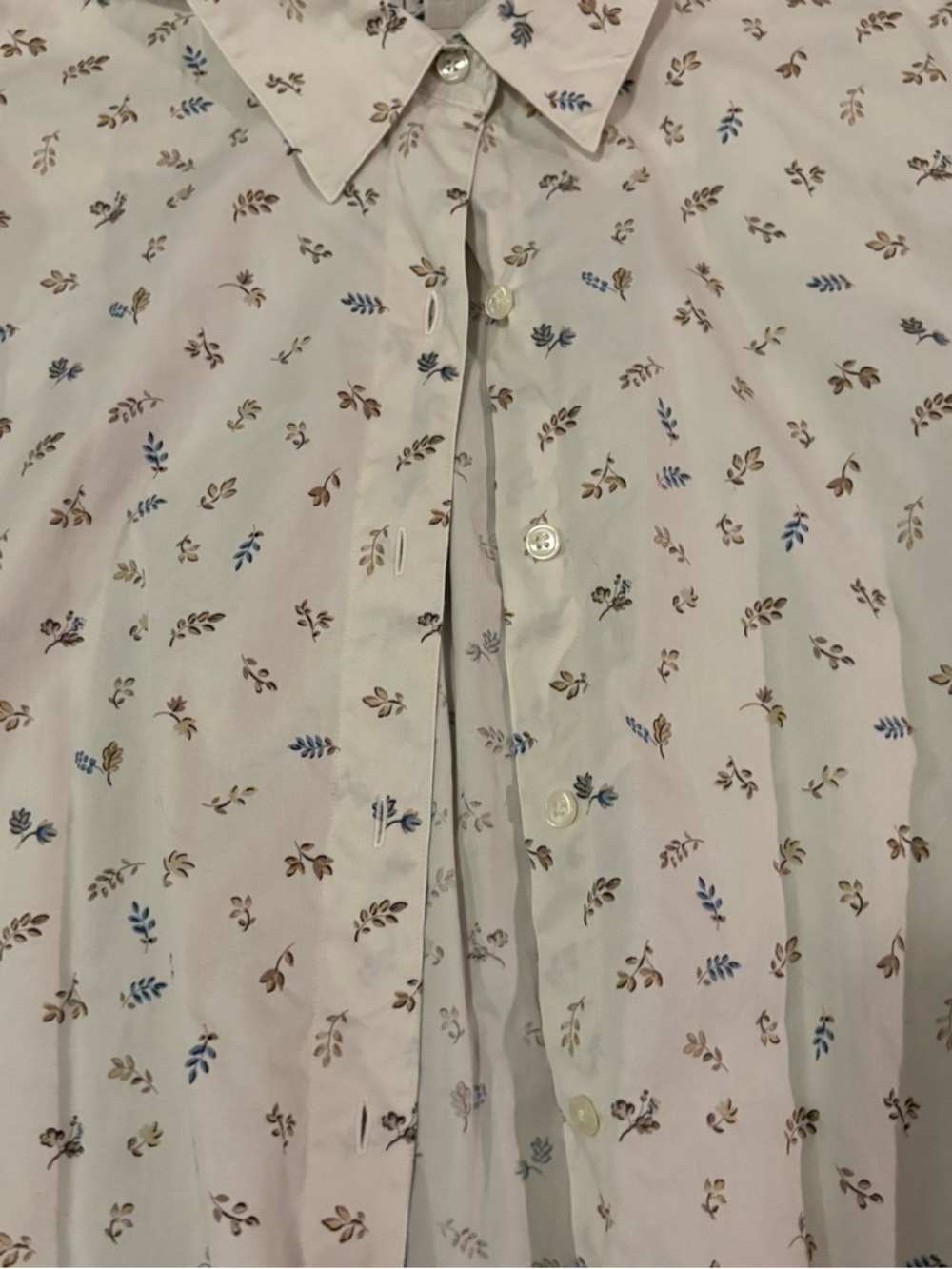 L.L. bean leaves button down shirt - Picture 2 of 5